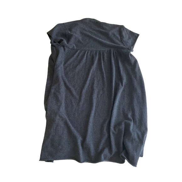 Eileen Fisher Open Front Long Cardigan Duster Sweater Women's Size Medium gray - Picture 2 of 7